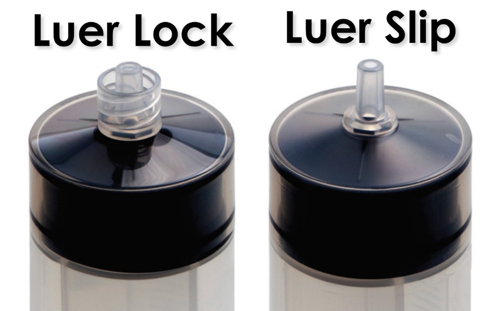 luer lock - luer slip